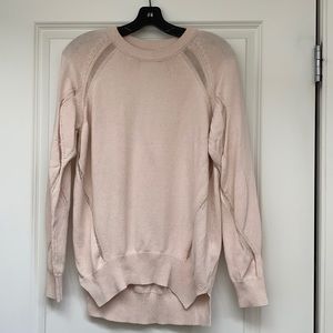 All Saints Peach Cotton Sweater